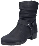 Rieker Winterstiefelette, Westernstiefelette, Cowboyboots, Blockabsatz, mit