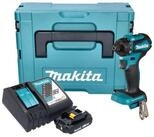 Makita Akku-Schrauber DDF 083 RA1J 18 V 40 Nm 1/4'' + 1x Akku 2,0 Ah + Ladeger&auml;t +