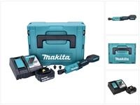 Makita Umschaltknarre DWR 180 RT1J Akku Ratschenschrauber 18 V 47,5 Nm 1/4" 3/8"