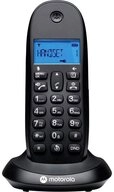 Motorola DECT Phone DECT Mobilteil Schwarz 107C1001CB+ Schnurloses DECT-Telefon