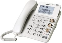 Geemarc Seniorentelefon CL595_WH_VDE Seniorentelefon (Anrufbeantworter, Freisprechen,