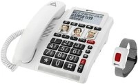 Geemarc Geemarc CL610 Schnurgebundenes Seniorentelefon Foto-Tasten, Freisprec