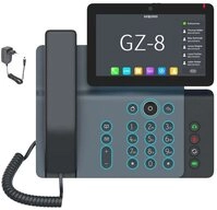 GEQUDIO Gequdio High-End IP Telefon GZ-8 mit Netzteil mit Touchdispl...
