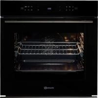 BAUKNECHT Einbaubackofen BBI78HT1SK, mit 1-fach-Teleskopauszug, Hydrolyse,...