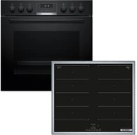 BOSCH Flex-Induktions-Herd-Set HND619LS67, mit Backwagen, Hydrolyse, Backwagen mit