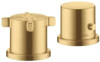 hansgrohe Wannenarmatur Axor Citterio E 2-Loch Wannenrandarmatur mit Thermostat