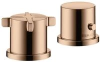hansgrohe Wannenarmatur Axor Citterio E 2-Loch Wannenrandarmatur mit Thermostat