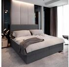 Masseno Boxbett PISA 160x200 cm mit Bonell Matratze und Topper, Doppelbett,