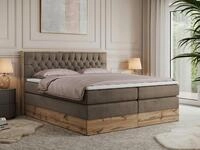 MKS M&Ouml;BEL Boxspringbett AMORE KING (Set, T30-Schaum, Topper T25/Visco, f&uuml;nf