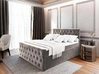 Masseno Boxbett FONDI 140x200 cm mit Bonell Matratze und Topper