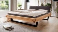 Massivart&reg; Massivholzbett Massivholzbett Balkenbett SVEA / Fichte ge&ouml;lt und