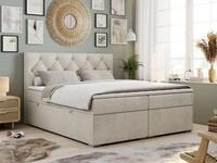 MKS M&Ouml;BEL Boxbett ALDA (Boxspringbett Set, T30-Schaum, zwei Bettk&auml;sten,...