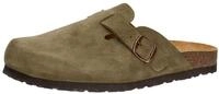 Hausschuh LICO "Clog Pedro", Herren, Gr. 36, gr&uuml;n, Leder, Schuhe Hausschuh,