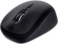 Trust YVI+ MULTI-DEVICE WIRELESS MOUSE BLACK Maus Kabellos, Bluetooth&reg;, USB...