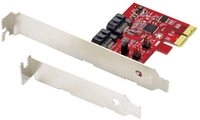 Renkforce SATA 6 Gbps 2 Port-RAID-Controllerkarte PCIe RF-4679590 Modulkarte,...