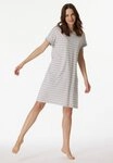 Schiesser Nachthemd Casual Essentials mit garngef&auml;rbten Streifen und...