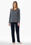 Schiesser Schlafanzug Casual Essentials (2 tlg) Baumwolle, V-Ausschnitt,...