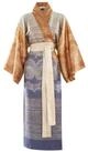 Bassetti Kimono BRUNELLESCHI, midi, Baumwolle, G&uuml;rtel, aus satinierter Baumwolle