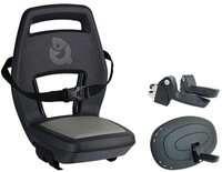 Widek Fahrrad-Gep&auml;cktr&auml;ger Widek Kindersitz QIBBEL 6+ JUNIOR bis 35 kg schwarz f&uuml;r