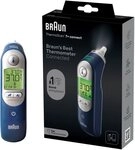 Braun Fieberthermometer ThermoScan&reg; 7+ connect Ohrthermometer IRT6575NWE, F&uuml;r...