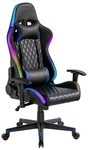 Xantron Gaming Chair ergonomischer Gaming Stuhl in Schwarz RGB Beleuchtung, 150...