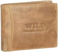 Wild Things Only !!! Geldb&ouml;rse RFID echt Leder Portemonnaie Geldb&ouml;rse Geldbeutel