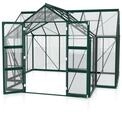 Vitavia Gew&auml;chshaus Clarus ESG3mm, Smaragd Alu B 3,83 x T 3,83 x H 2,54 m
