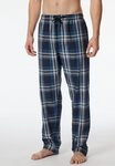 Schiesser Pyjamahose Mix + Relax (0) funktionale Knopfleiste, Bindeband, seitliche