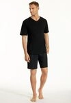 uncover by SCHIESSER Shorty Uncover Nightwear (2 tlg) V-Ausschnitt, Kurzarm, Kurze