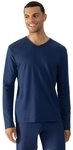 Mey Langarmshirt Solid Night T-Shirt aus Interlock-Jersey