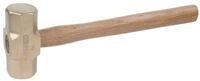 KS Tools Hammer BRONZEplus, Minenhammer 1000 g, mit Hickorystiel