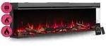 Balderia Elektrokamin Athena 72, Einbaukamin, App, Knistereffekt, 3D Flamme, 1500 W