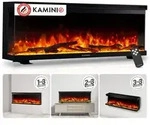 KAMINIO Elektrokamin LEA, 3in1 Kamin: Elektrischer Stand-, Wand- und Einbaukamin,
