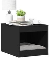 vidaXL Katzentoilette, Katzenklo Schwarz 47x59x42 cm Holzwerkstoff
