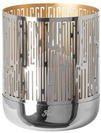 Fink Windlicht Fink Windlicht BRIANO DH 13x15.50 cm silber Teelichthalter