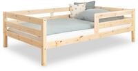 Ehrenkind Kinderbett Sona aus massivem Kiefernholz mit Rausfallschutz (Jugendbett in