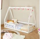 IDIMEX Hausbett TAMI, Hausbett Kinder Bodenbett Kinderbett Kiefer-Massivholz 70x140
