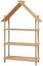 en.casa Kinderregal, &raquo;Hamar&oslash;y&laquo; in Hausoptik Bambus 137x90x30cm Natur