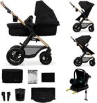 Kinderkraft Kombi-Kinderwagen MOOV 2 4in1 AIR, (Set), mit Luftreifen