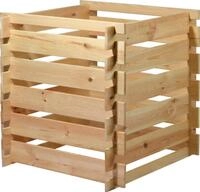 dobar Komposter Holz-Komposter "Stecki" mit Stecksystem