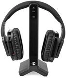 Nedis HPRF321BK Over-Ear-Kopfh&ouml;rer (RF 2,4 GHz, 25 m Reichweite, Over-Ear mit
