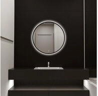HOME DELUXE Badspiegel LED-Spiegel Rund DUBI - Beschlagfrei & Dimmbar,