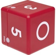 TFA Dostmann Eieruhr TFA Dostmann Timer Cube Timer Rot digital