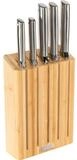 Joseph Joseph Messer-Set Elevate Steel Knives Bamboo (6-tlg), rutschfest, Bambus,