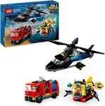 LEGO&reg; Kombinationsset mit Hubschrauber, L&ouml;schauto und U-Boot (60462)