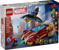 LEGO&reg; Marvel Iron Man Auto und Black Panther vs. Red Hulk - Superhelden Spie
