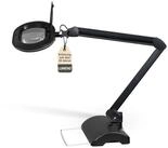 Lumeno Lupenlampe 861XGR Lupenleuchte Lupenlampe mit ovaler Echtglaslinse