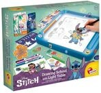 Lisciani Kreativset Disney Stitch - Zeichenschule mit Licht-Tisch