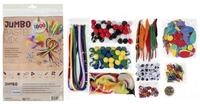 Glorex Moosgummi GLOREX Bastelmix Jumbo 1000 Teile Beutel
