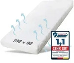 Babymatratze Pur, Babymatratze f&uuml;r Babybett, Baby Matratze, Ehrenkind, 10 cm hoch,